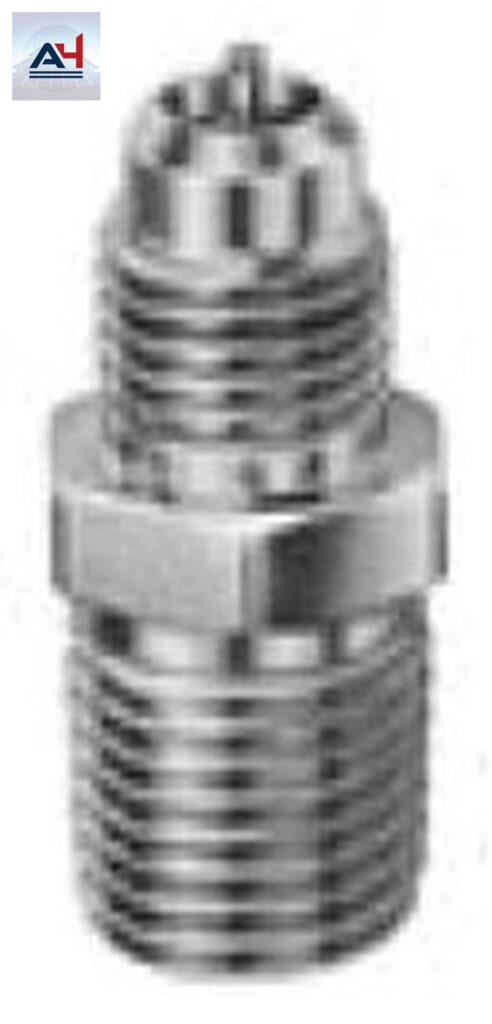Alltemp 02-C31484 Brass Half Union Adaptor, 1/4 in. MPT, 800psig