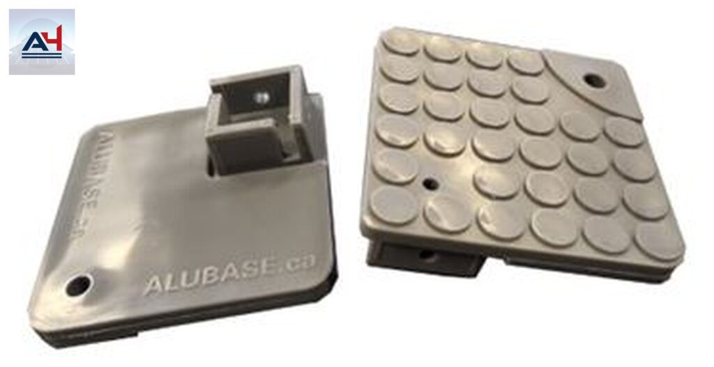 Alubase PB33 3 in. x 3 in. Plastic Base Plate