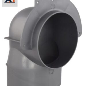 4 in. x 4 in. Spigot x Hub SDR 35 PVC 90 Degree Short Turn Elbow