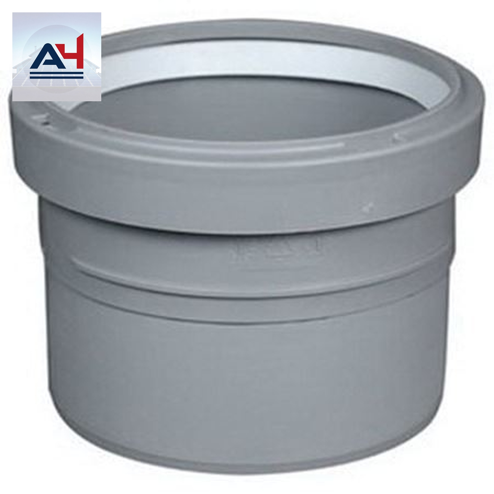 Centrotherm ISAAL0404 InnoFlue 4 in. x 4 in. PVC to PPS Polypropylene Appliance Adaptor