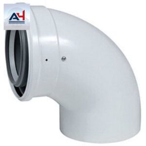 Centrotherm InnoFlue 6-inch Polypropylene 45-Degree Elbow