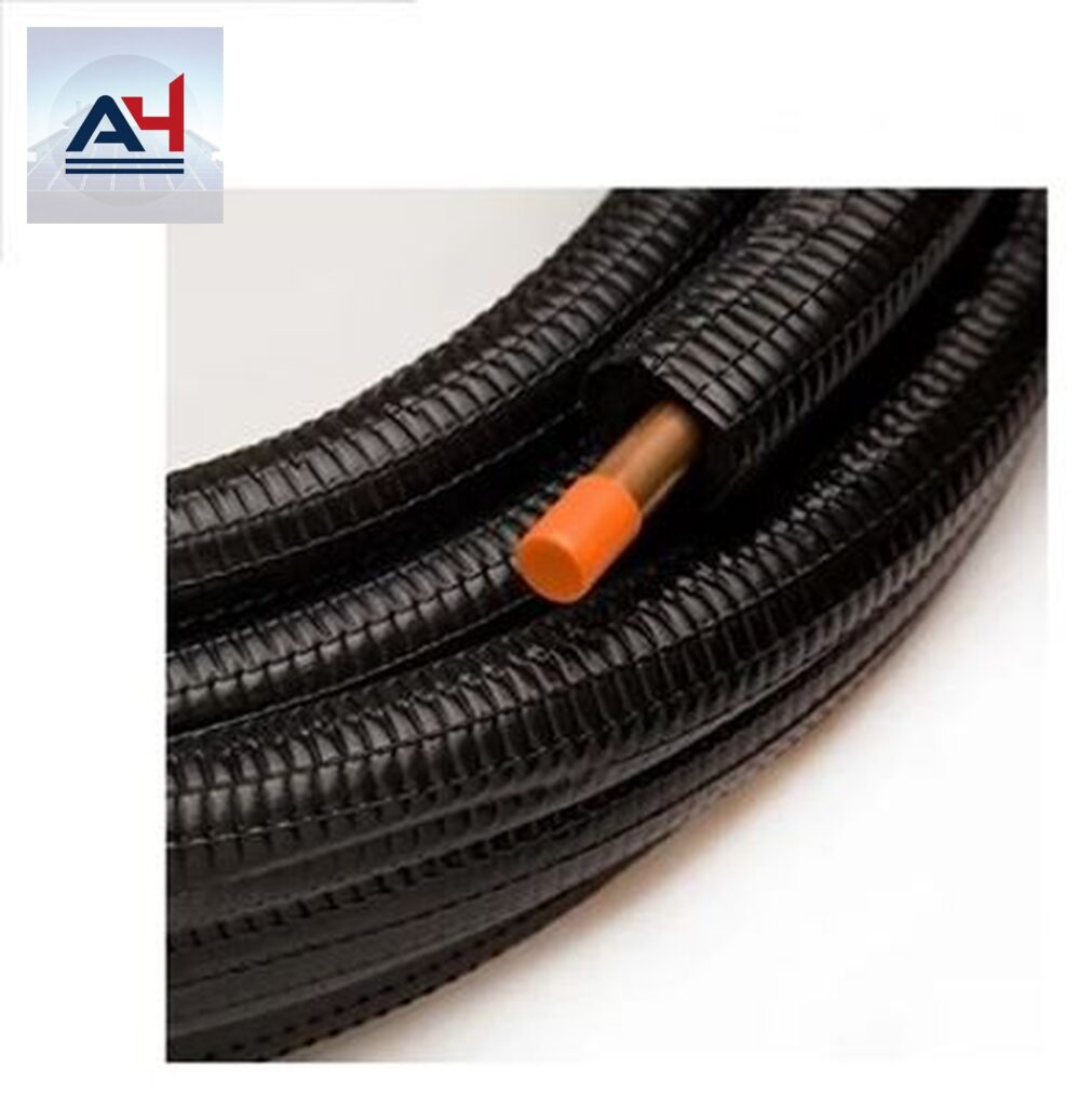 EZ-Roll 1/2 x 1/2 x 50 ft. Black Copper HVAC Line Set