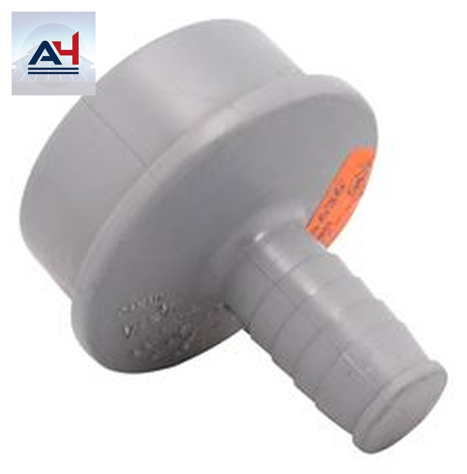 System 636 1-1/2 in. x 1/2 in. Spigot x Hose Barbed CPVC FGV Reducing Bushing, Grey