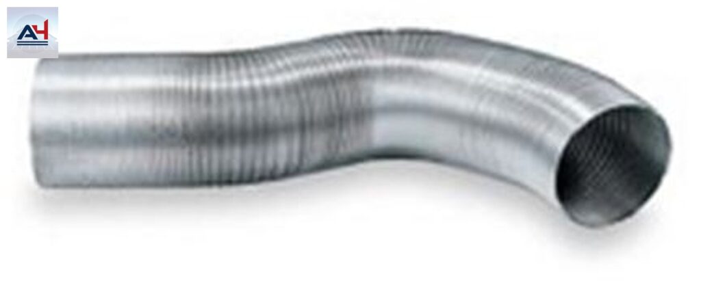 Deflecto AFD0610BLK 6 in. x 10 ft. Aluminum Round Air