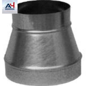 INC04628 6x4 Galvanized Steel 28-Gauge Duct Reducer