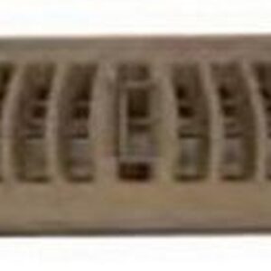 Deflecto RF41028B 4x10 Polypropylene Floor Register Taupe