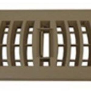 Deflecto RF41036B 4x10 Brown Polystyrene Floor Register