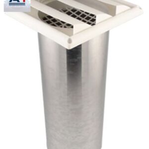 Deflecto SVMAW4 4" Plastic Fresh Air Hood, White