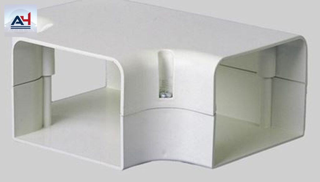 SPEEDICHANNEL 230-TJ4 4-inch HVAC Line Set Cover T-Joint