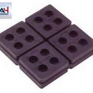 Alltemp ISO-18 Rubber Anti-Vibration Pad, 18x18x3/4 Inch