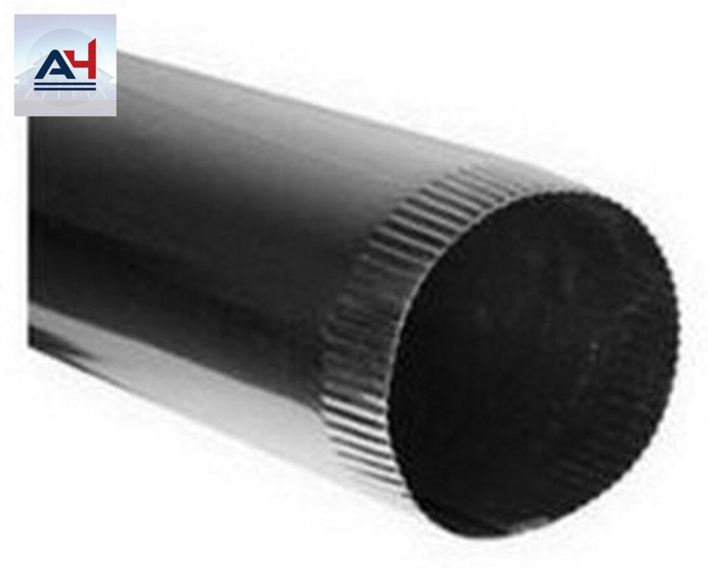 8x60 Inch 30 Gauge Galvanized Snap Lock Pipe