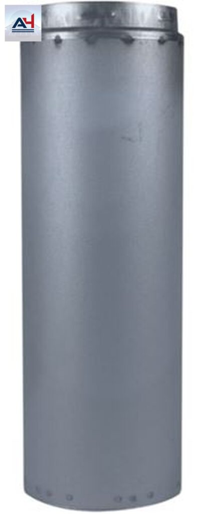 Don Park BV4B5 4-Inch x 5-Foot Aluminum B-Vent Pipe