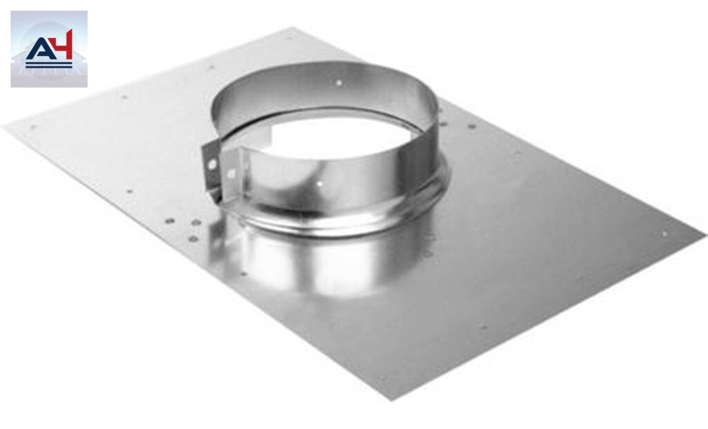 Don Park BV4BSA 4-inch B-Vent Pipe Support Plate