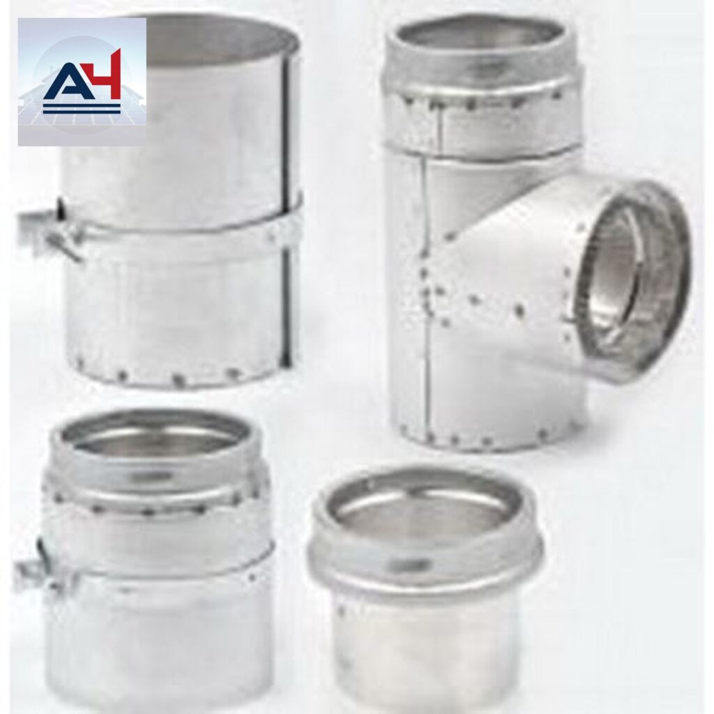 BV54BTY Aluminum B-Vent Wye, 5 x 5 x 4 in.
