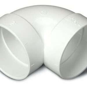 Nutone V122 2 in. Durable PVC 90 Degree Short Elbow