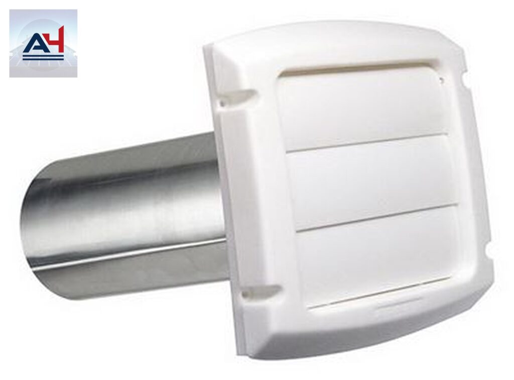 Dundas-Jafine LH5WXZ ProVent LH5WXZ White Polypropylene with UV Inhibitor Exhaust