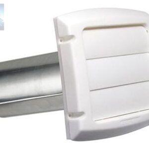 Dundas-Jafine ProVent LH6WXZ 6-inch Polypropylene UV Exhaust Hood, White