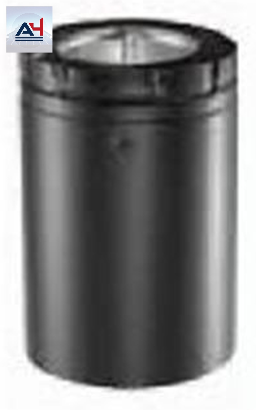 Duravent DirectVent Pro 4x6-5/8x9 Black Gas Vent Pipe