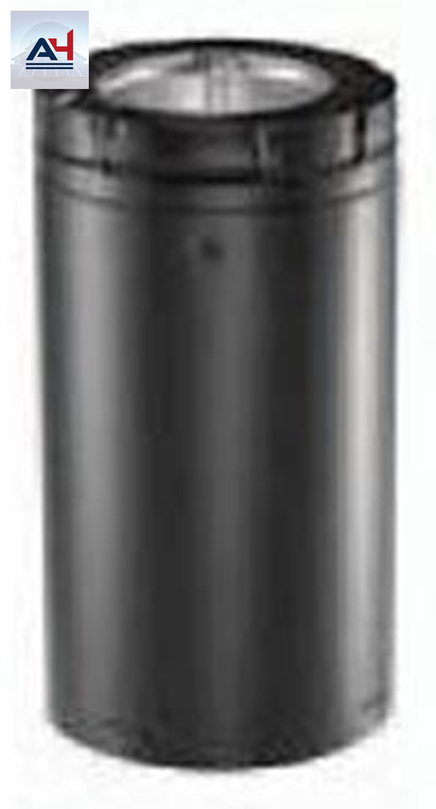 Duravent DirectVent Pro 4" x 48" Black Gas Vent Pipe