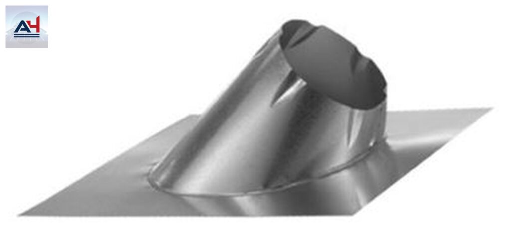 Duravent 810007759 6 in. Galvanized Adjustable Roof Flashing