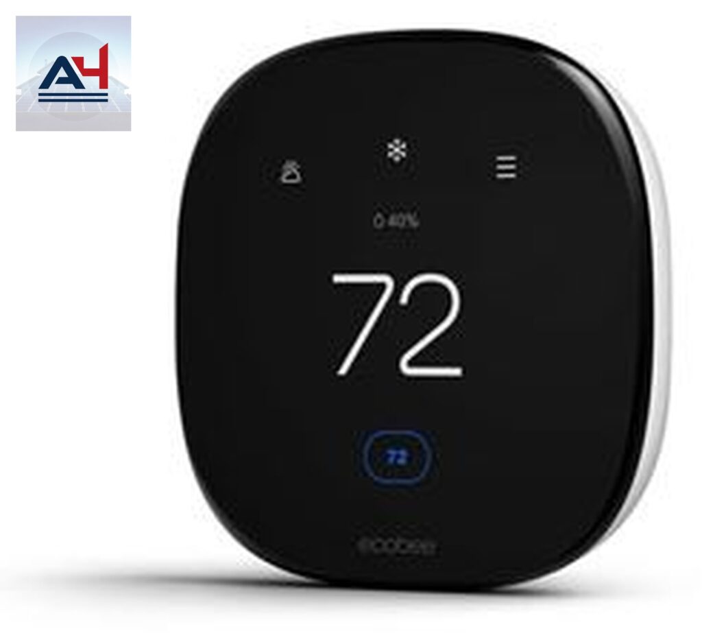 ecobee Enhanced 3H/2C Smart Thermostat, Black/White