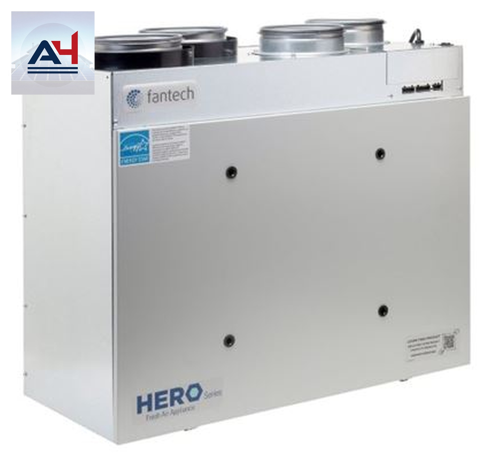 Fantech HERO150H Galvanized Steel Top Port HRV