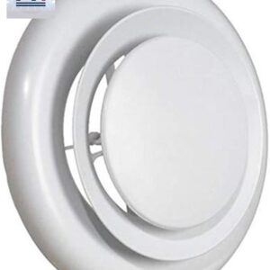 Fantech HG56 5 in. and 6 in. Polypropylene Hush Grill