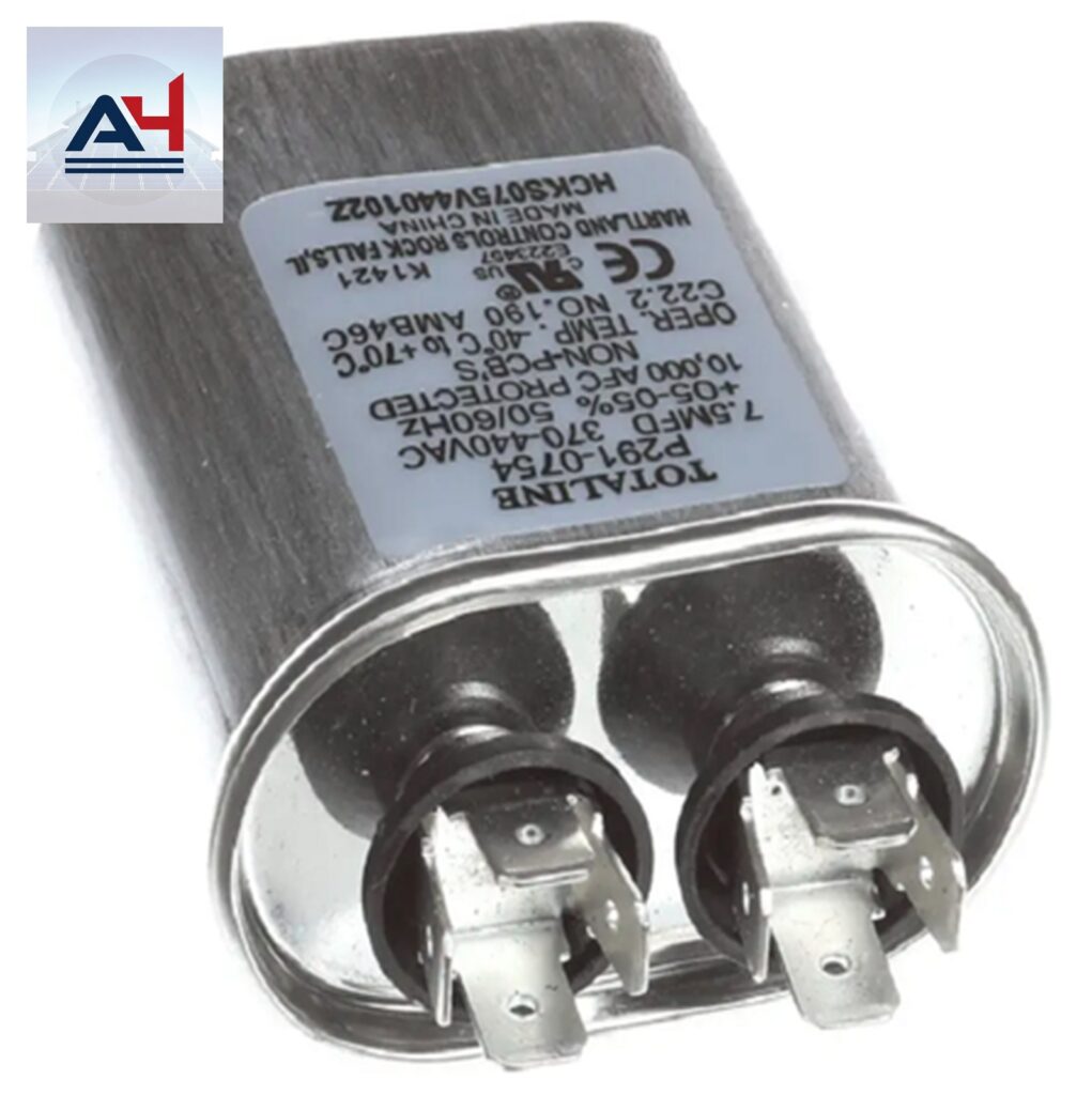 International Comfort Products 1187293 Oval Run Capacitor, 7.5 MFD, 440V