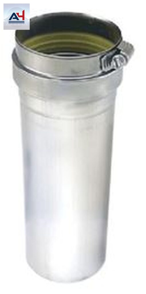 Flexmaster 2SVEDWC03 Z-Vent 3 in. x 9 in. Stainless Steel