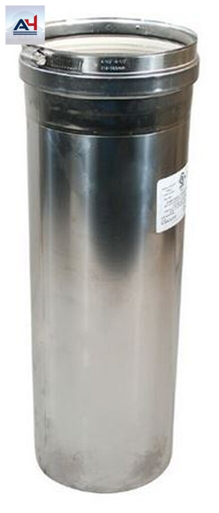 Flexmaster 2SVEPWC0404 4 in. x 4 ft. Stainless Steel Z-Vent