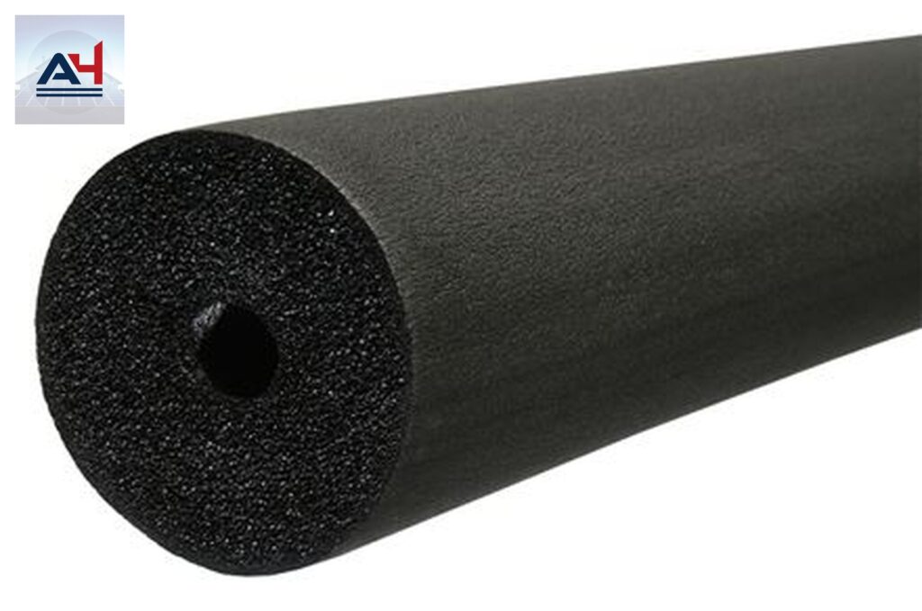 Armored Polyester Taped Pipe Insulation, 4" IPS x 1" Thick