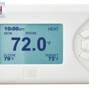HBX THM0100 control THM0100 1H/1C Non-Programmable Thermostats with Slab Sensor