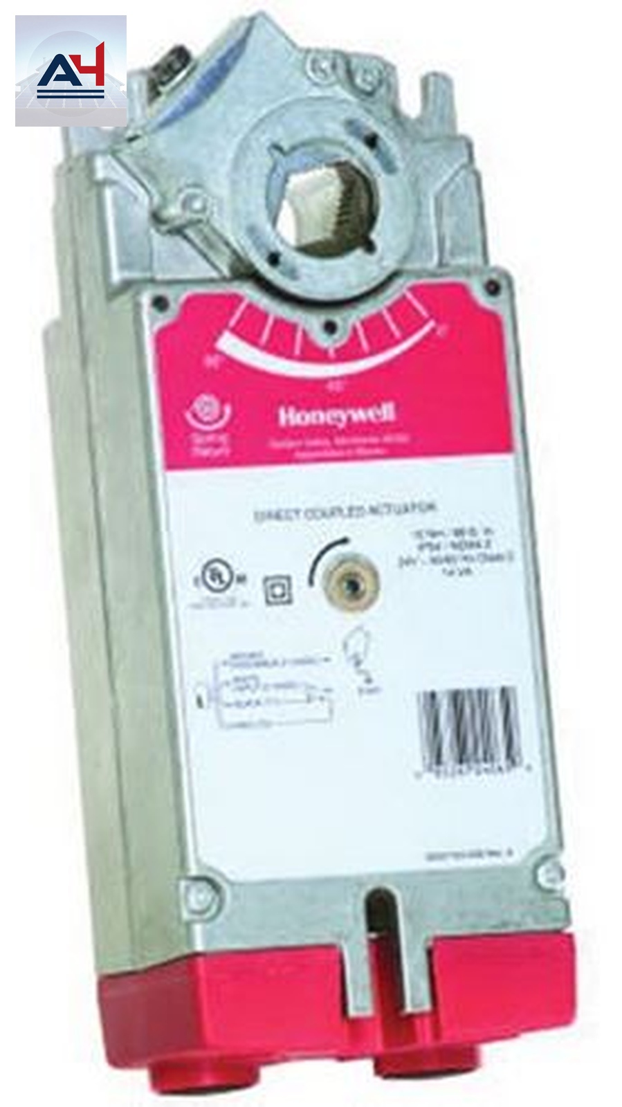 Honeywell MS8105A1030/U Plastic Housing 2-Position Spring Return Direct Coupled Damper Valve Actuator, 24 VAC/DC, SPST