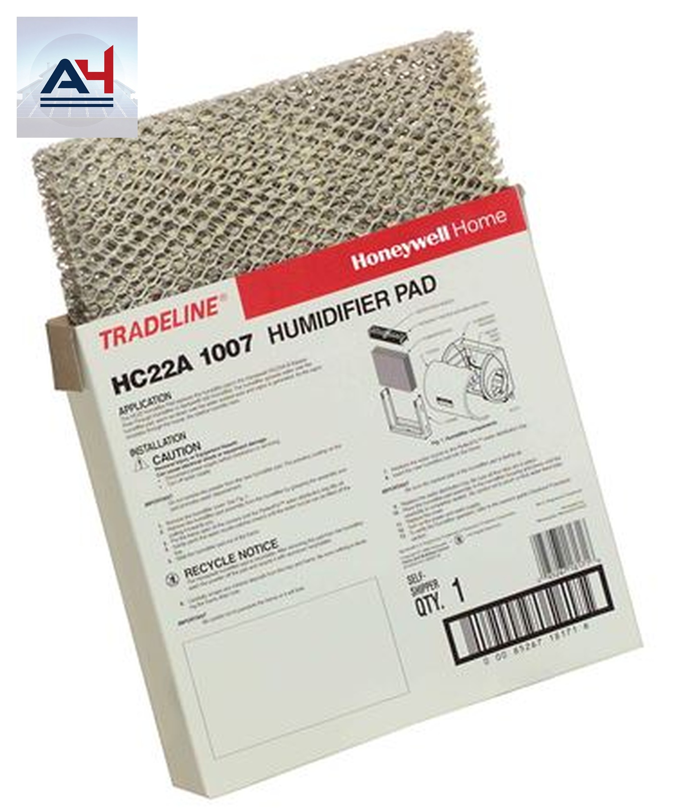 Honeywell HC22A1007/U Home HC22A1007/U Standard Humidifier Pad for Honeywell Home