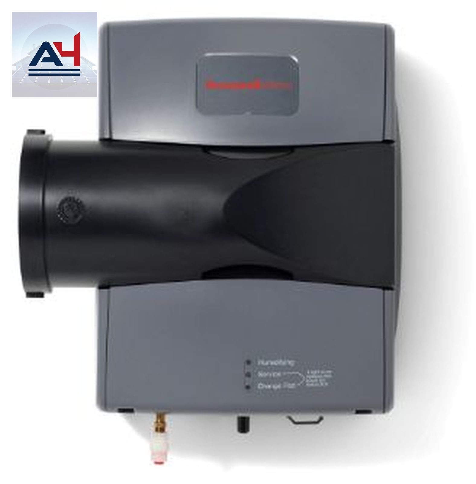 Honeywell Home HE250C1014/U TrueEase 17 gpd 24V Large Advanced Bypass Humidifier, Gre…