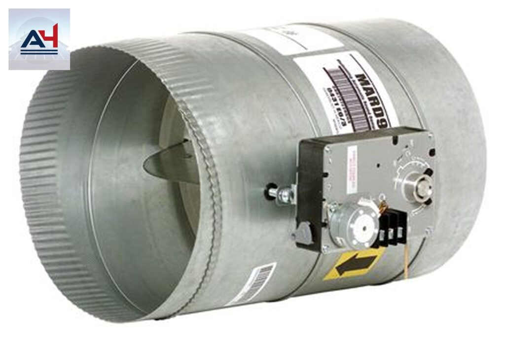 Honeywell MARD6/U Home MARD6/U 6 in. Round Modulating Damper, Silver