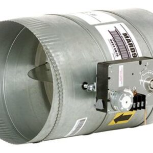Honeywell MARD6/U Home MARD6/U 6 in. Round Modulating Damper, Silver