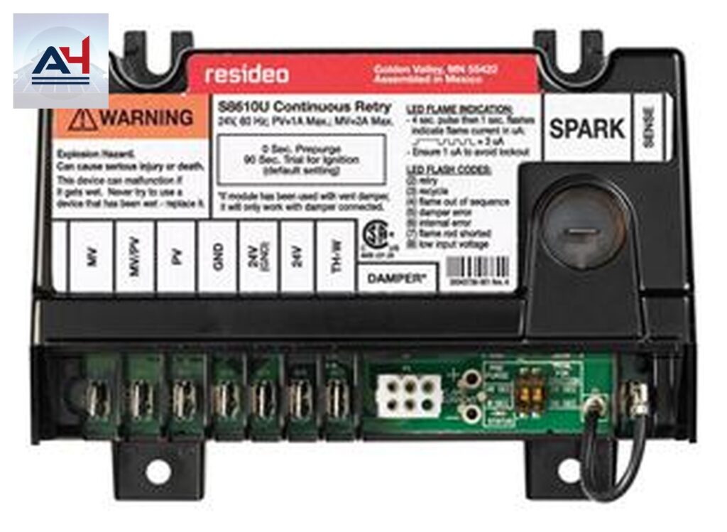 Resideo S8610U3009/U 24V /Universal Multi-System Intermittent Pilot Ignition Module, …
