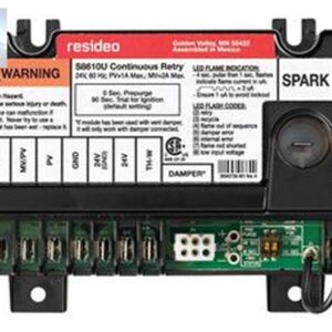 Resideo S8610U3009/U 24V /Universal Multi-System Intermittent Pilot Ignition Module, …