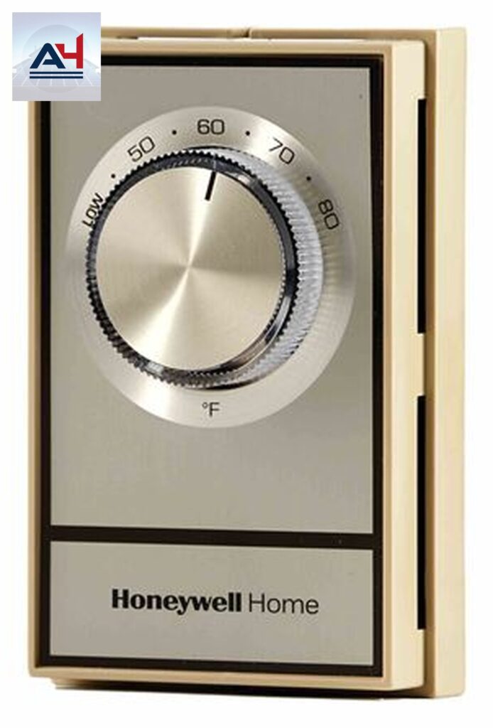 Honeywell T498B1512/U Home T498B1512/U Electronic Heating Non-Programmable Thermostat, Gold