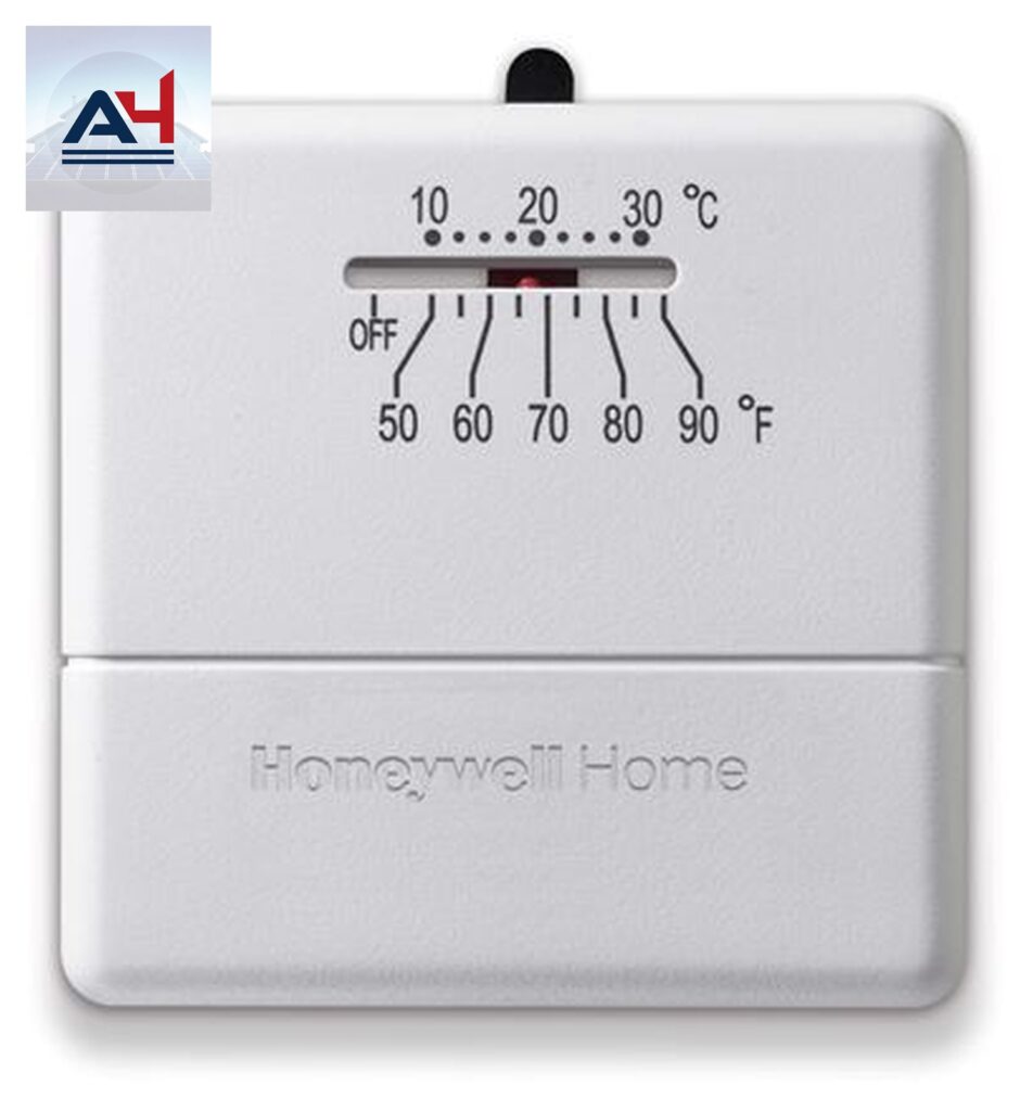 Honeywell T812C1000/U Home T812C1000/U Low Voltage 1H/1C Stage Non-Programmable Thermostat