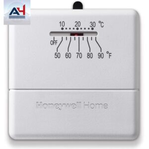 Honeywell TS812A1007/U Home TS812A1007/U 1H Stage Non-Programmable Thermostat, Premier White