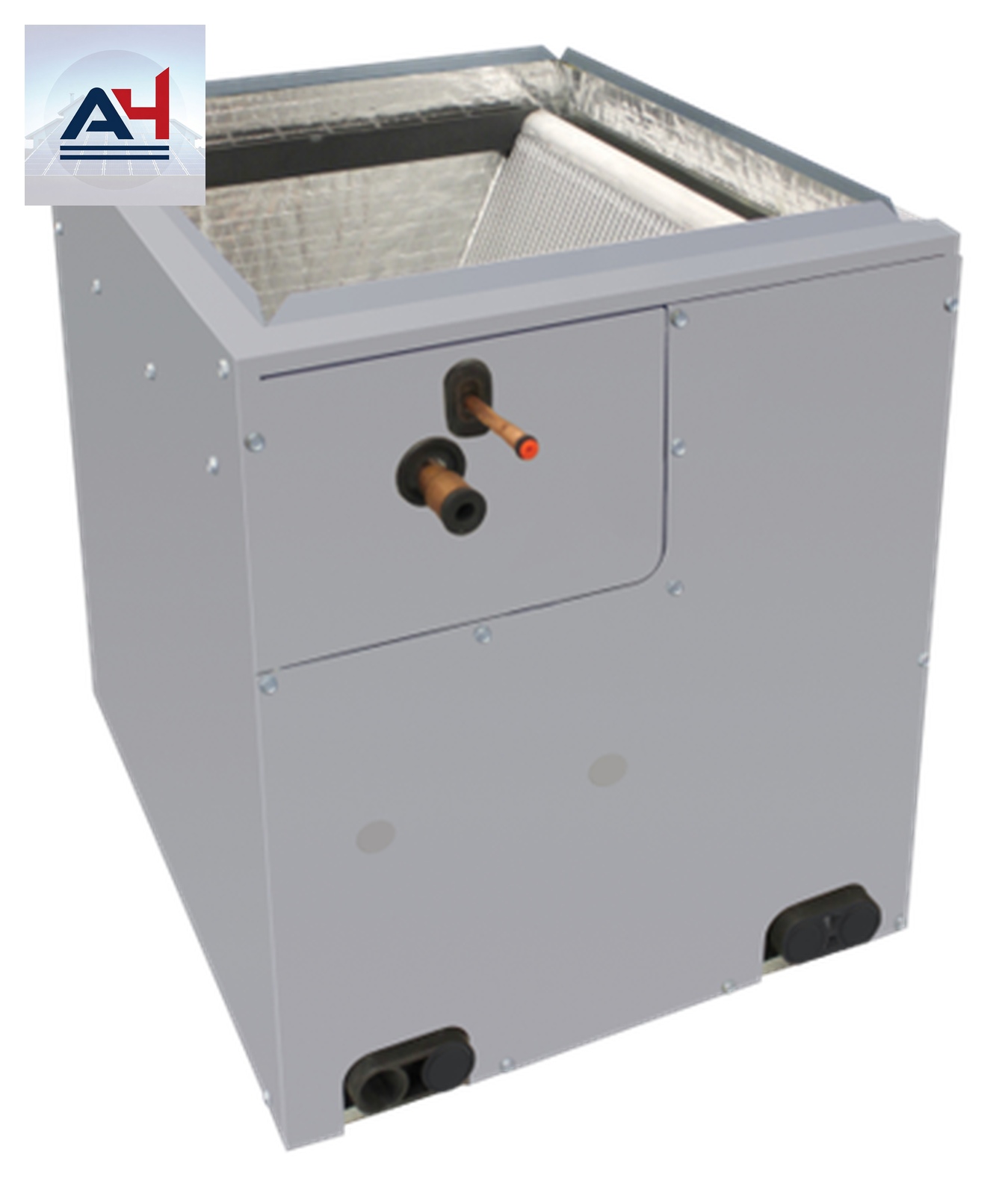 ICP EVD4X30M17A Aluminum Vertical Evaporator Cased Coil with Power-V Technology