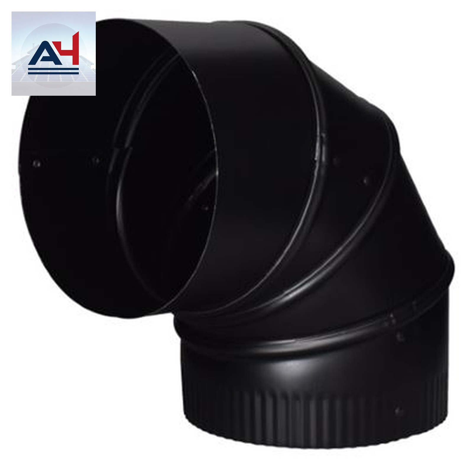 Imperial Manufacturing BM0014 6 in. 90 Degree Adjustable Elbow, Matte Black
