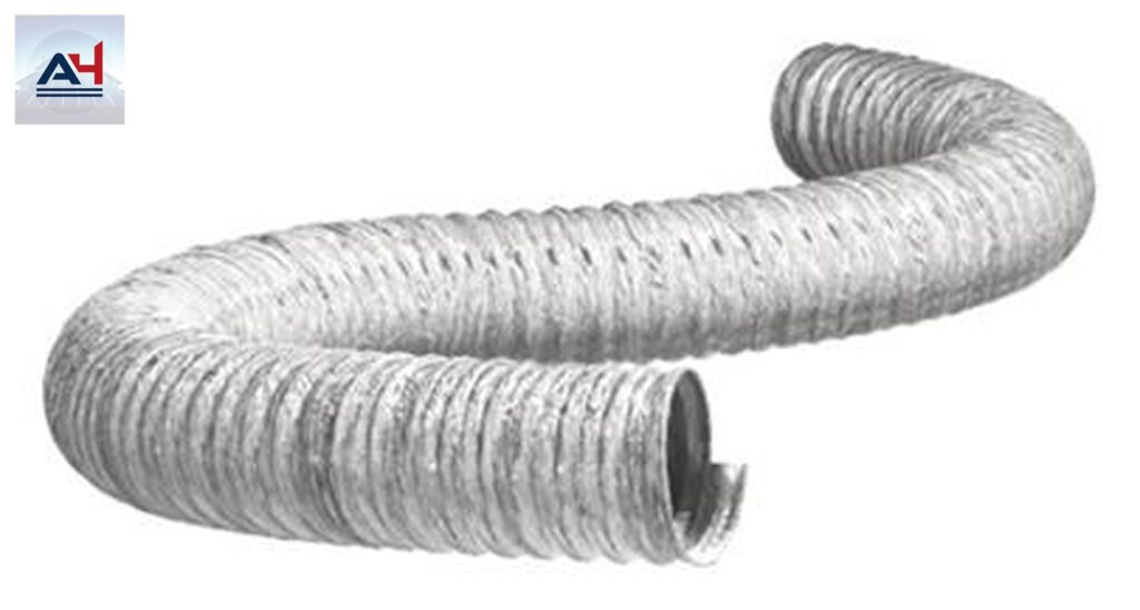 FX0456 4" x 8' Flexible Aluminum Foil Dryer Duct