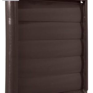 Imperial G-5B 5-inch Boflex Plastic Louvered Vent Cap, Brown