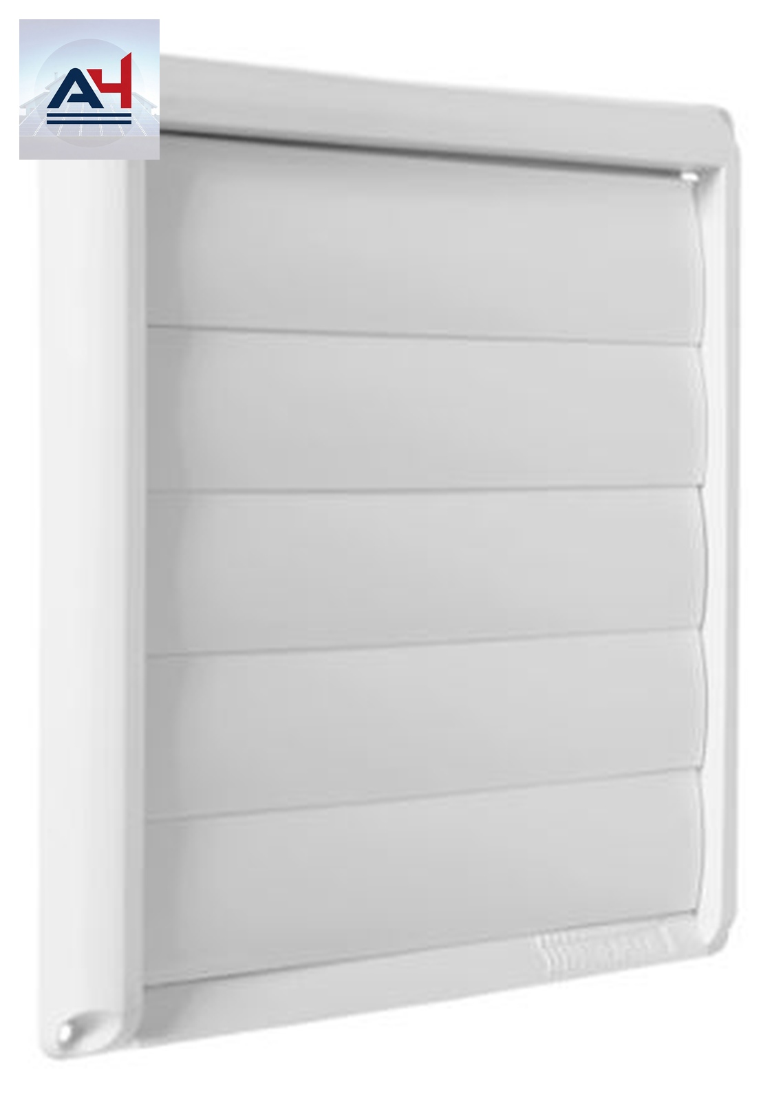 Imperial Manufacturing G-5W 6 in. Boflex Plastic Louvered Vent Cap, White