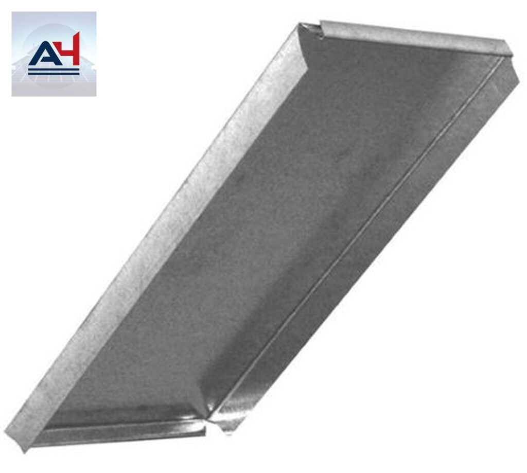 GV0038 8 in. x 24 in. 28 ga Galvanized Steel