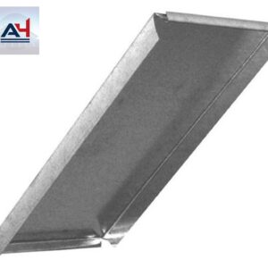GV0038 8 in. x 24 in. 28 ga Galvanized Steel