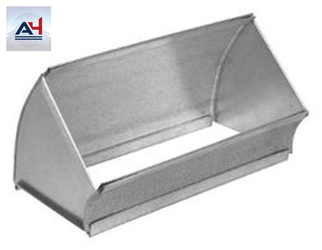 GV0052 8 in. x 12 in. 30 ga 45 Degree